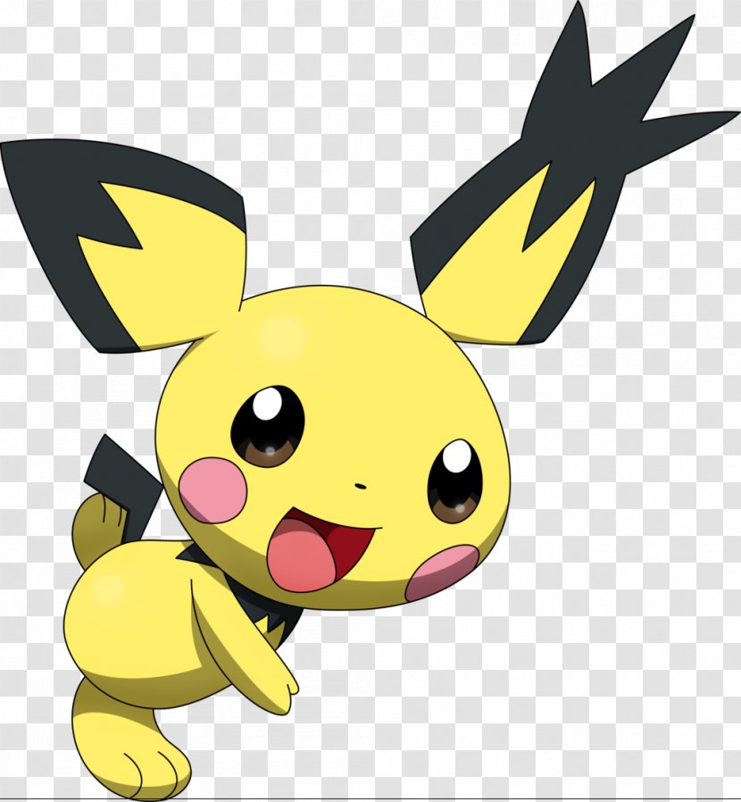 Pikachu Línia Evolutiva De Pichu Pokémon Adventures - Cartoon Transparent PNG