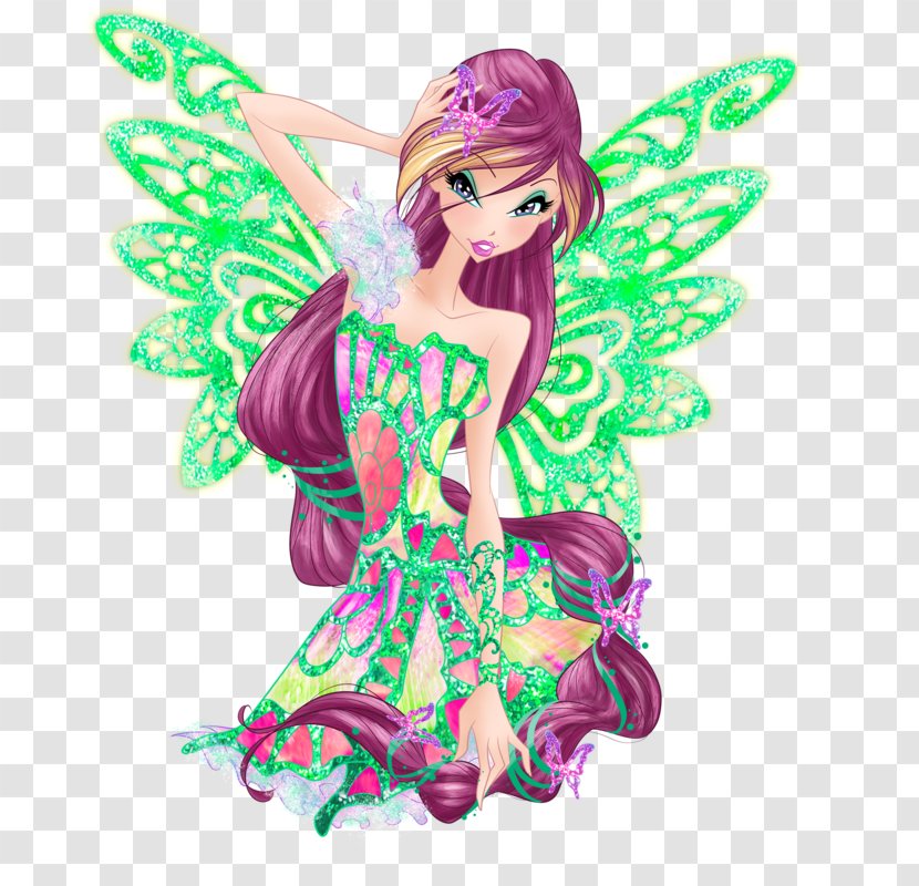 Roxy Butterflix Winx Club - Kleurplaat - Season 7 Fairy DrawingOthers Transparent PNG