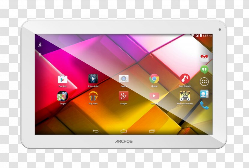Archos 101 Internet Tablet Android Gigabyte MicroSD Transparent PNG