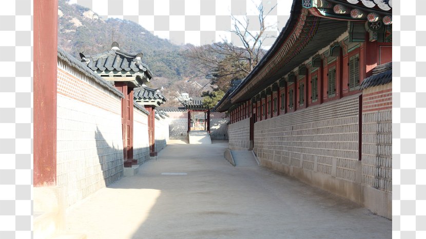 Gyeongbokgung Blue House Gwanghwamun Station Forbidden City Palace - Street - Seoul Gyeongbok To Celebrate The Transparent PNG