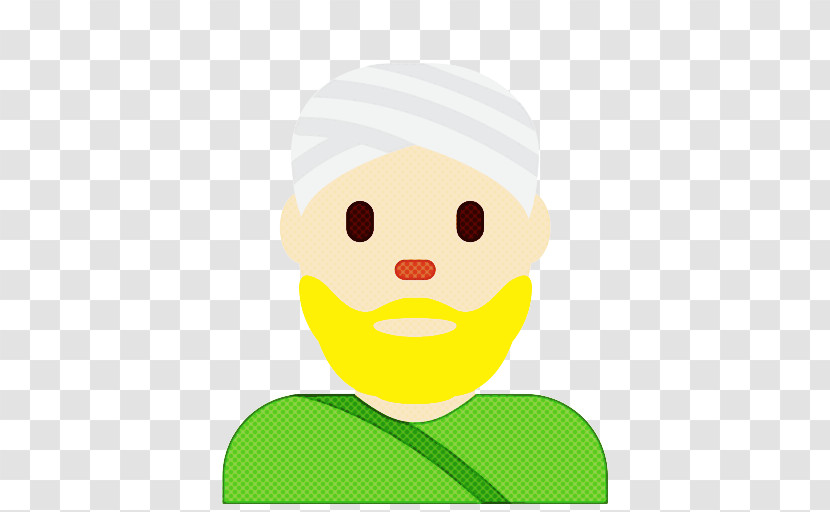 Face Cartoon Facial Expression Green Yellow Transparent PNG