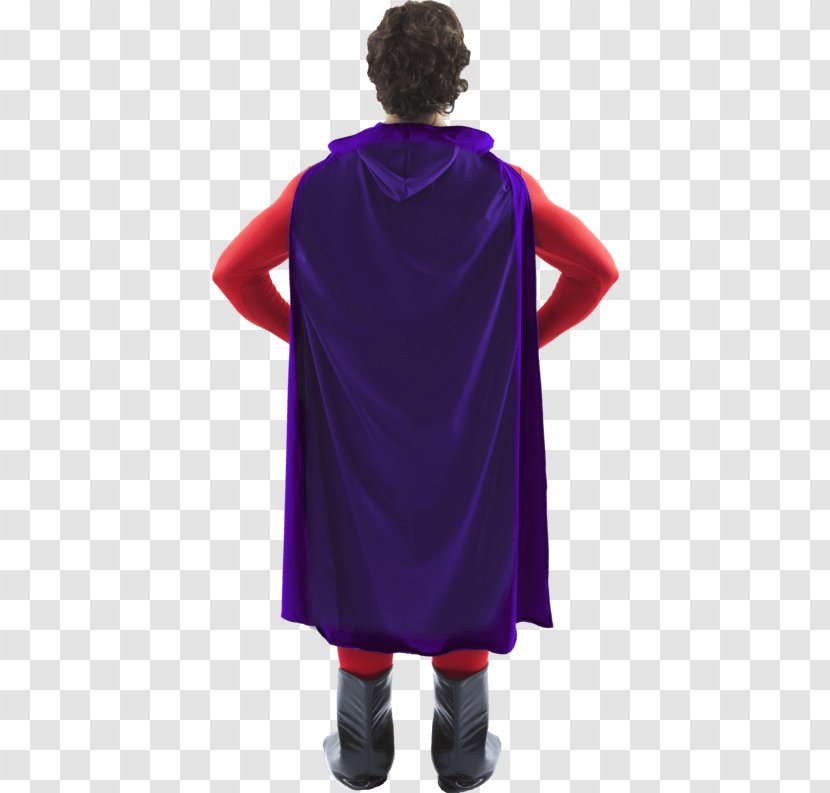 Robe Costume Red Purple Cape - Hood Transparent PNG