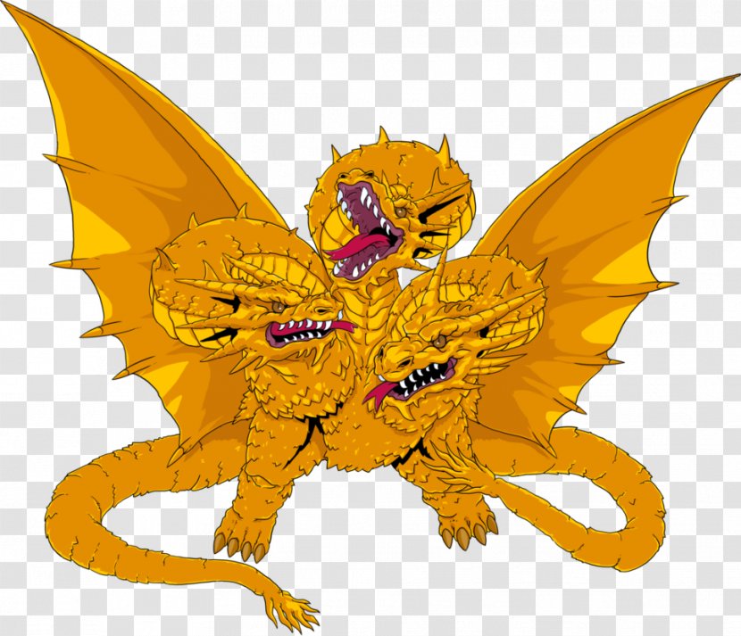 King Ghidorah Kong Kaiju DeviantArt - Mythical Creature - Wing Transparent PNG