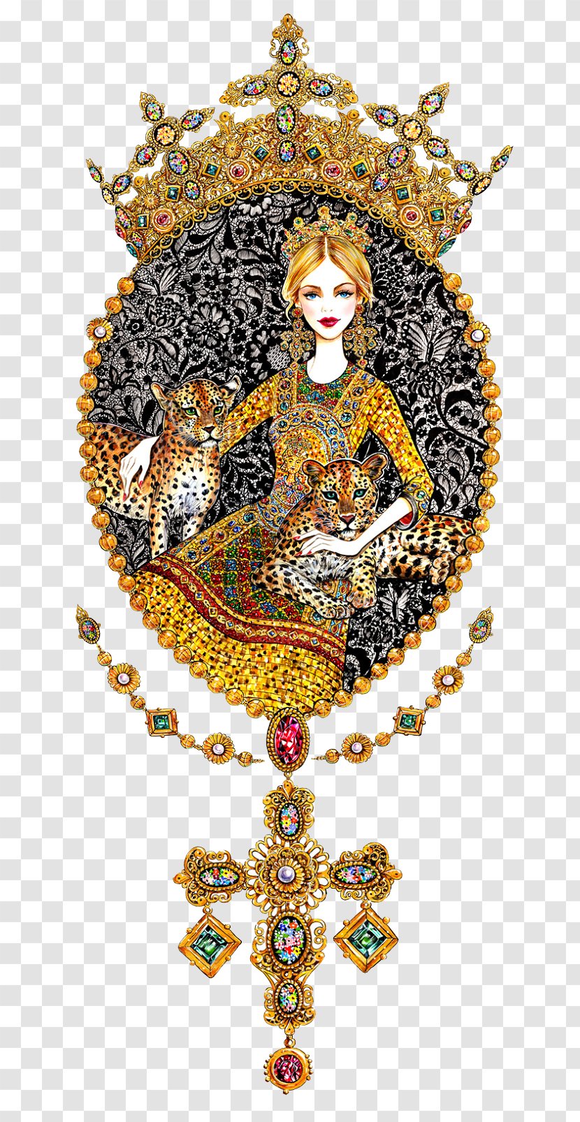 Fashion Illustration Drawing Dolce & Gabbana - Watercolor Painting - Hand-painted Women Abroad Transparent PNG