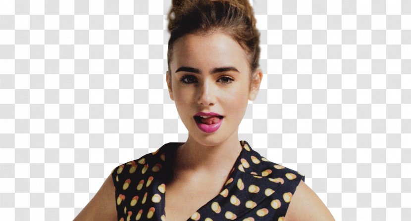 Lily Collins Model Celebrity Photo Shoot Fashion - Watercolor Transparent PNG