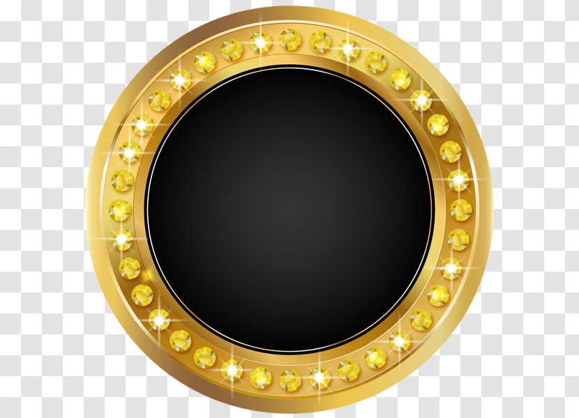 Gold Picture Frames Clip Art - Cropping - Vector Transparent PNG