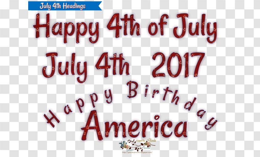 Independence Day Scrapbooking United States Cardmaking - Text - Birthday Card Element Transparent PNG
