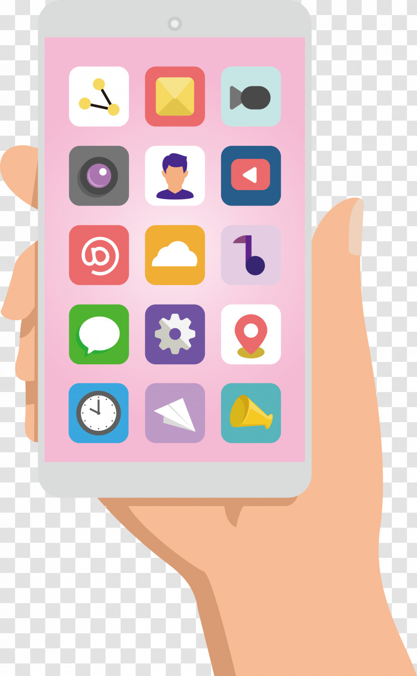 Smartphone Hand Transparent PNG