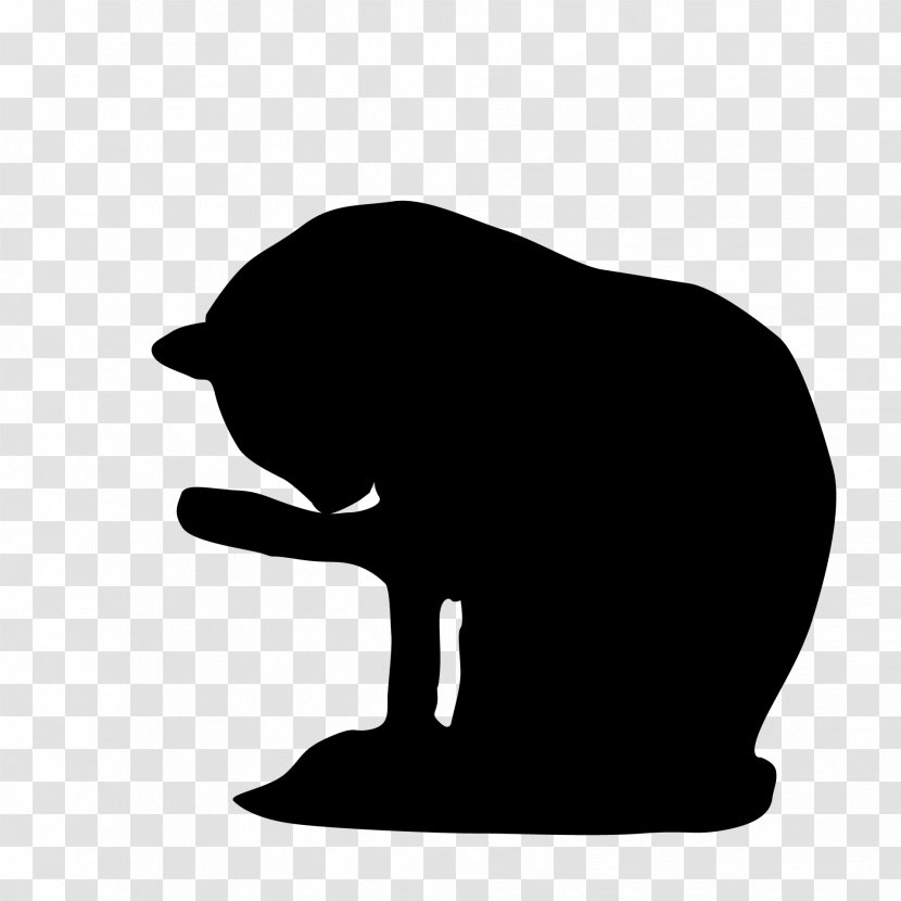 Head Silhouette Black-and-white Snout Font - Blackandwhite - Temple Transparent PNG