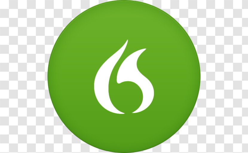 Grass Symbol Green Logo Circle - Dragon Dictation Transparent PNG