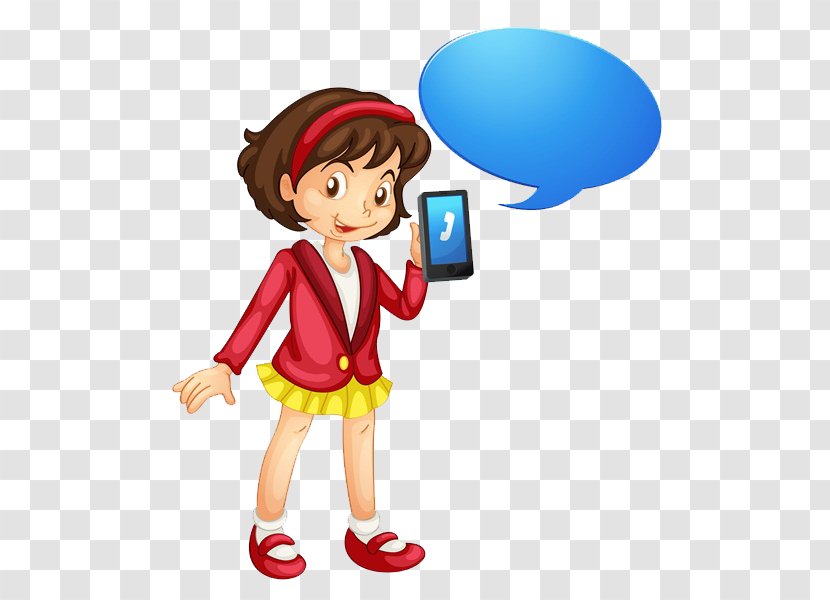 Telephone Mobile Phones Child Smartphone Illustration - Tree - The Woman With Cell Phone Transparent PNG