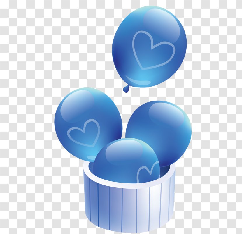 The Balloon - Blue Transparent PNG