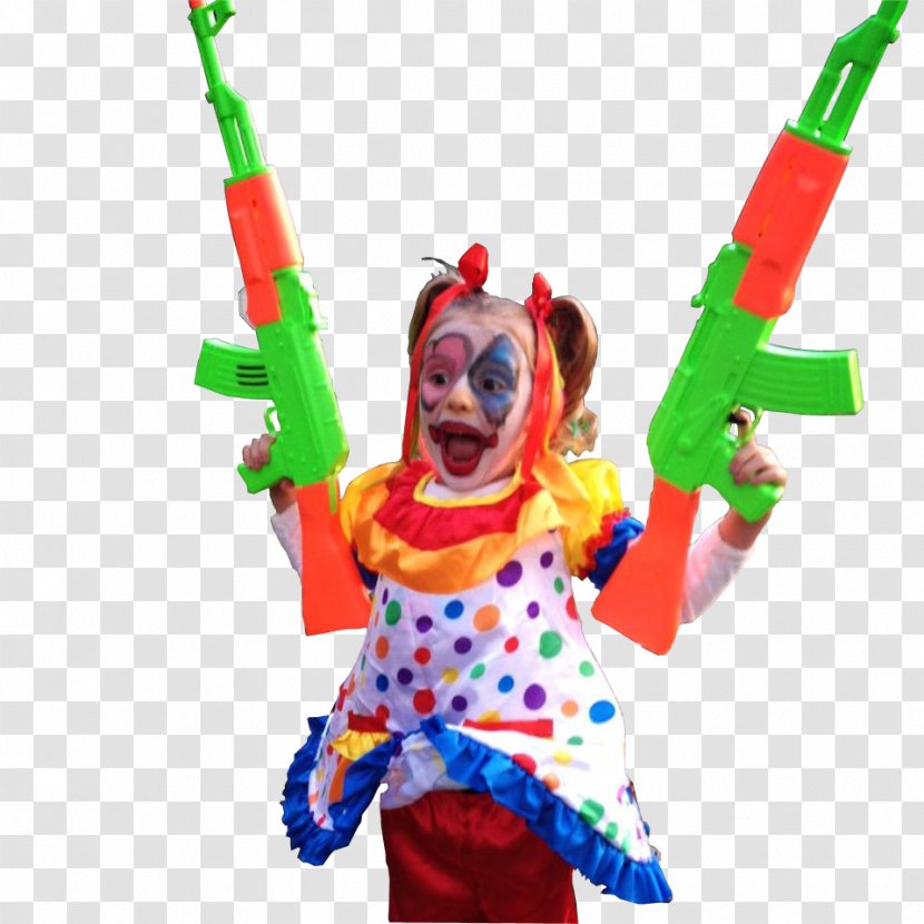 Clown Firearm Cap Gun Toy Weapon - Frame Transparent PNG