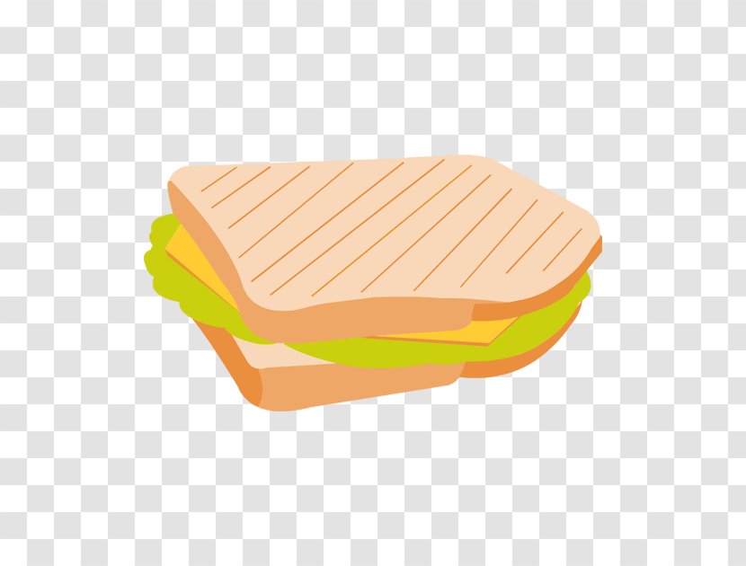 Toast Sandwich White Bread Cheese Bagel - Clip Transparent PNG