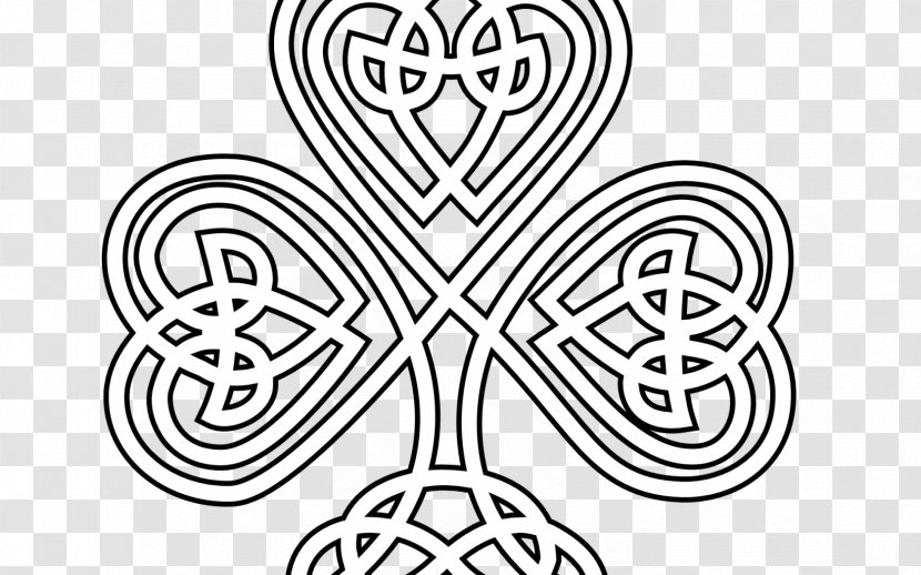 Celtic Knot Coloring Book Art Cross - Hollow Mandala Transparent PNG