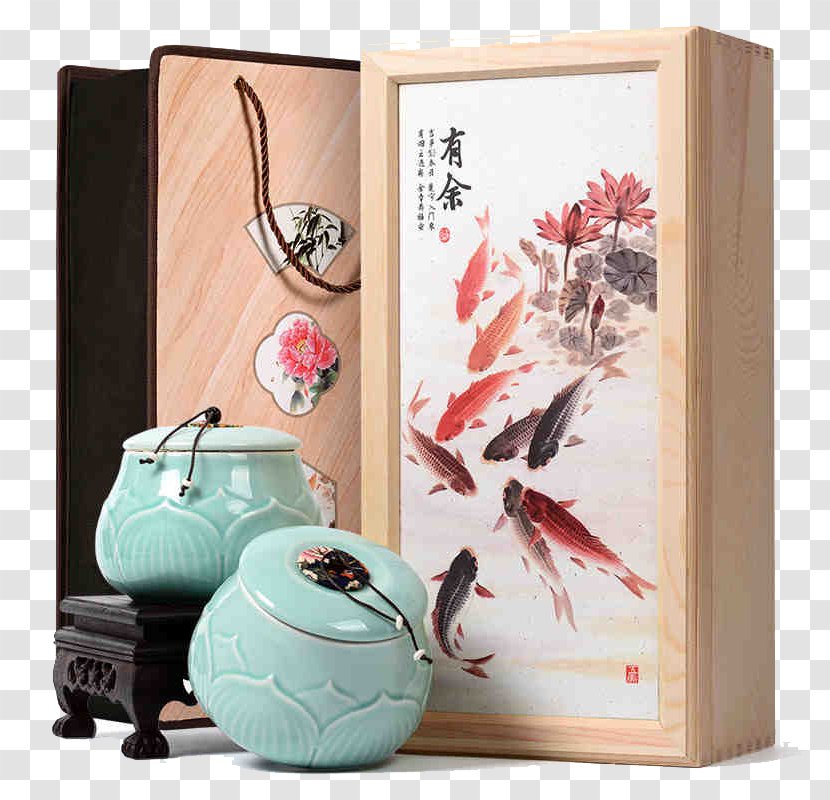 Jiuru Ink Wash Painting Chinese Bird-and-flower - Tea Pot Gift Transparent PNG