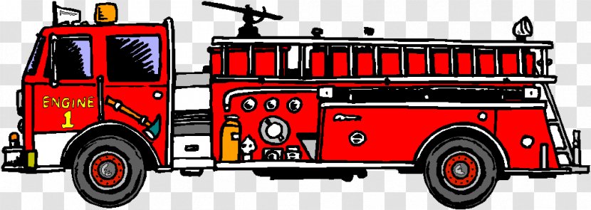 Fire Safety Firefighter Engine Clip Art - Emergency Vehicle - Sam Le Pompier Transparent PNG