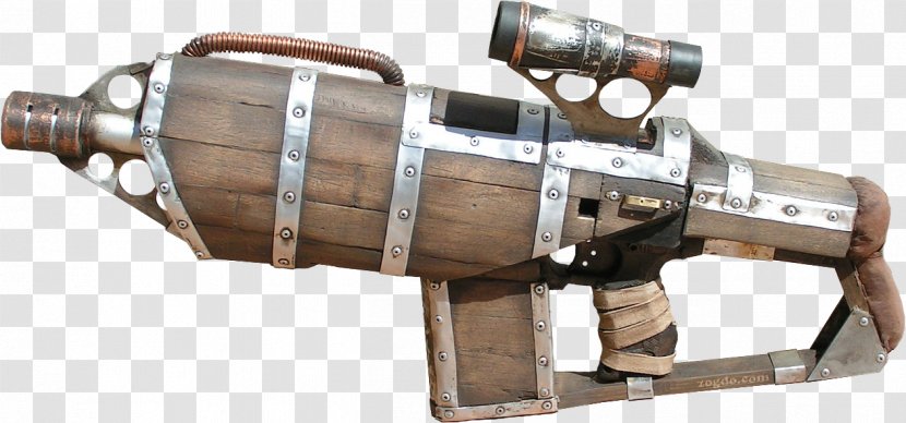 Weapon Firearm Steampunk Pistol Grip - Machine - Gunshot Transparent PNG