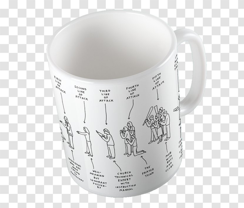 Coffee Cup Mug - Cartoon Church Transparent PNG