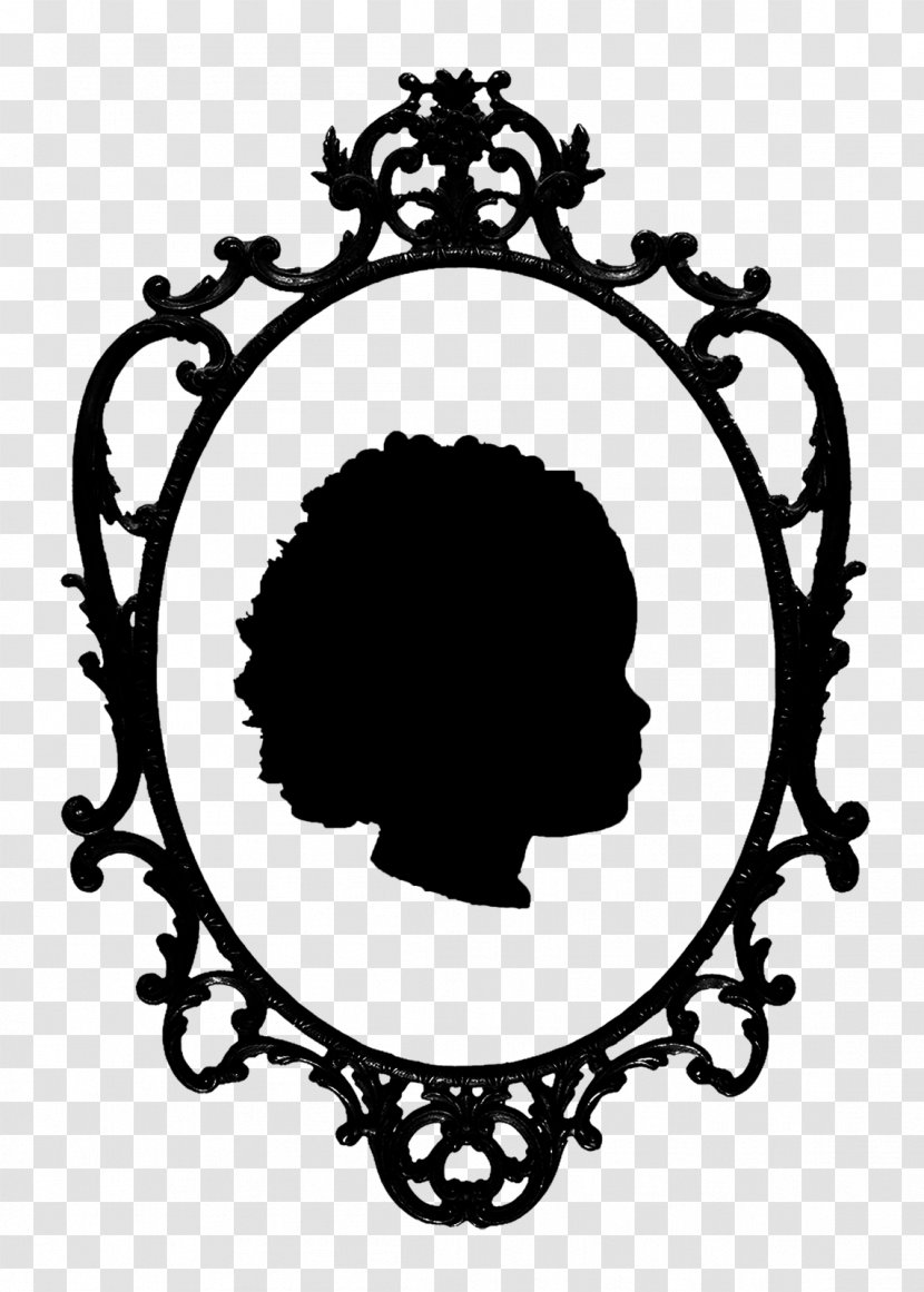 Picture Frames Mirror Vintage Clothing Drawing Clip Art - Antique - Silhouette Border Transparent PNG