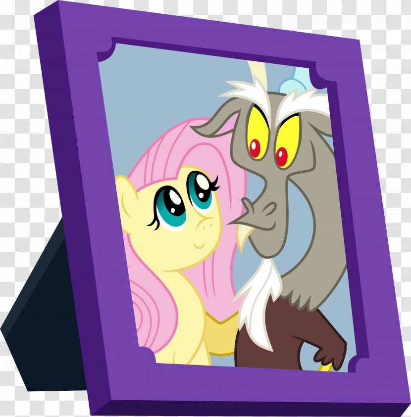 Fluttershy Horse Pony Discord Character - Flower Transparent PNG