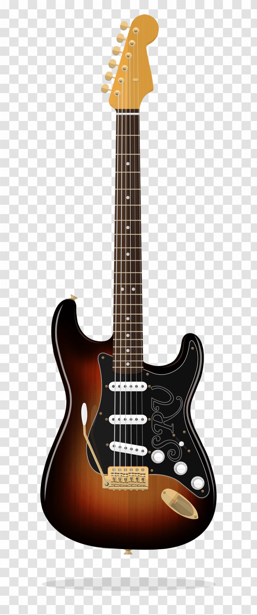 Fender Stratocaster Musical Instruments Corporation Electric Guitar Solid Body Custom Shop - Stevie Ray Vaughan Transparent PNG