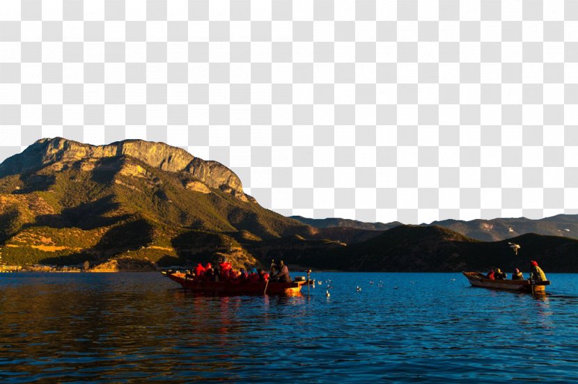 Lugu Lake Loch Landscape - Theatrical Scenery Transparent PNG