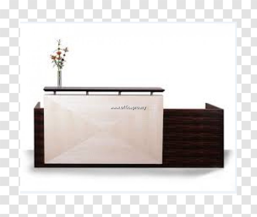 Table Desk Office Lobby Furniture - Reception Counter Transparent PNG
