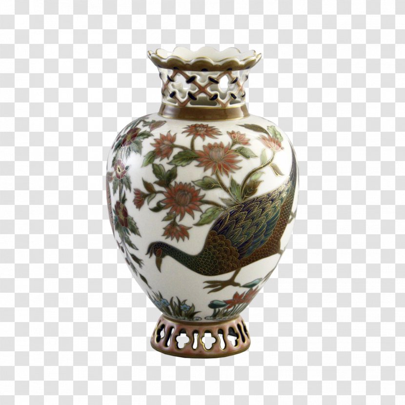 Vase Ceramic Pottery Urn - Porcelain Transparent PNG