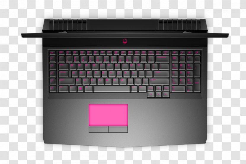 Laptop Computer Keyboard Alienware Intel Core I7 - Nvidia Geforce Gtx 1060 Transparent PNG
