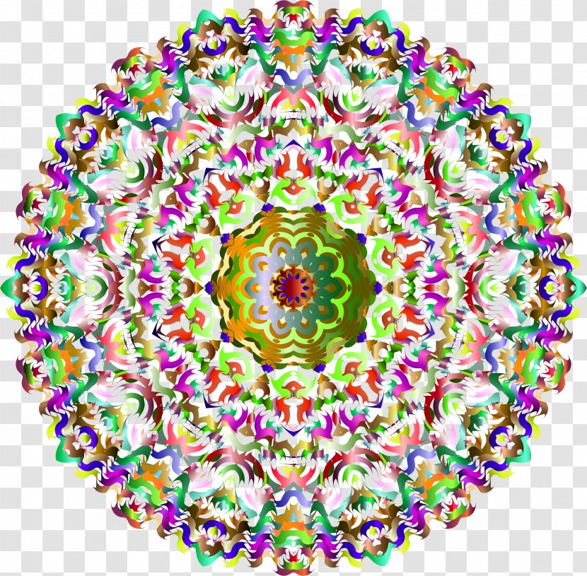 Kaleidoscope Desktop Wallpaper Mandala - Color - Background Transparent PNG