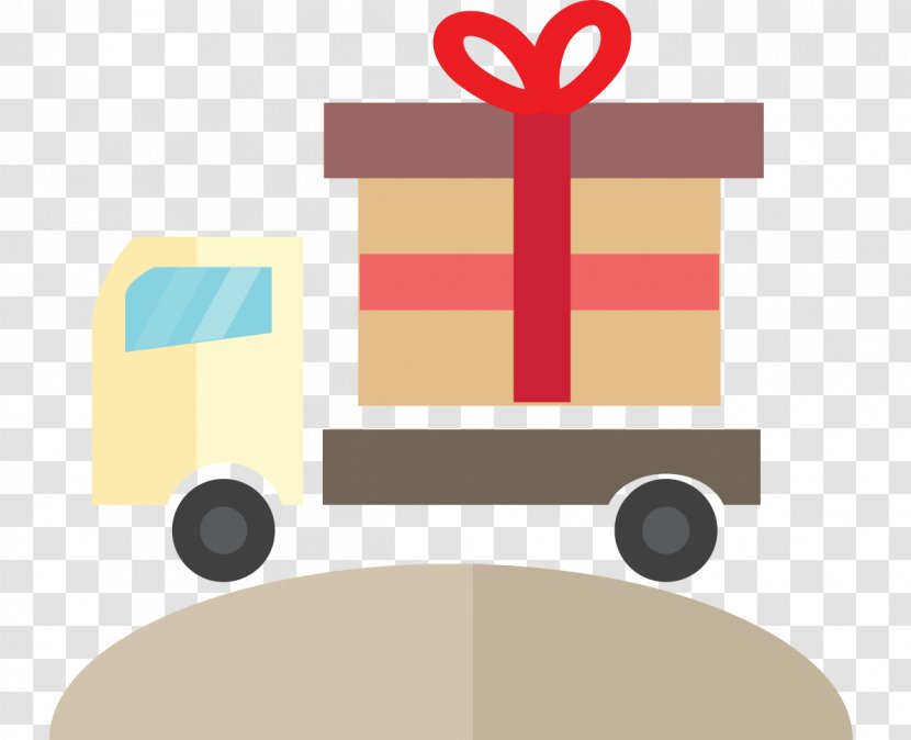 Illustration - Text - Vector Flat Delivery Truck Gifts Transparent PNG