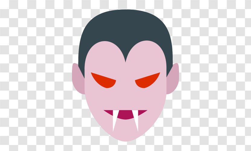 Vampire Face Clip Art - Flower Transparent PNG