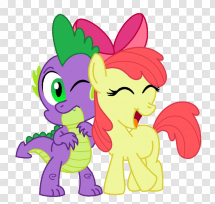 Spike Apple Bloom Applejack Rarity Pony - Flower - My Little Transparent PNG