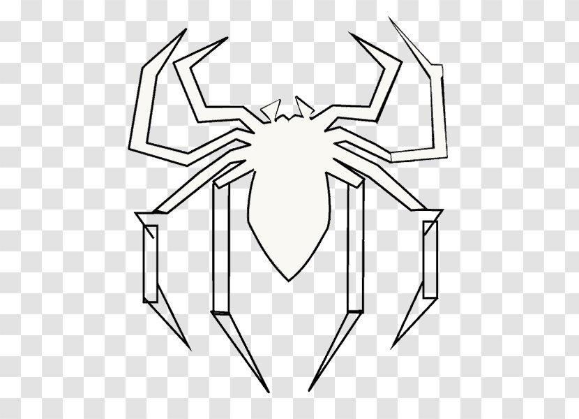 Spider-Man: Web Of Shadows Drawing Logo How-to - Line Art - Fuk Upper And Lower Ends Shading Transparent PNG