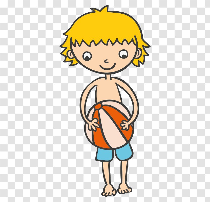 Volleyball Free Boy Clip Art - Dress - Cartoon Characters,little Transparent PNG