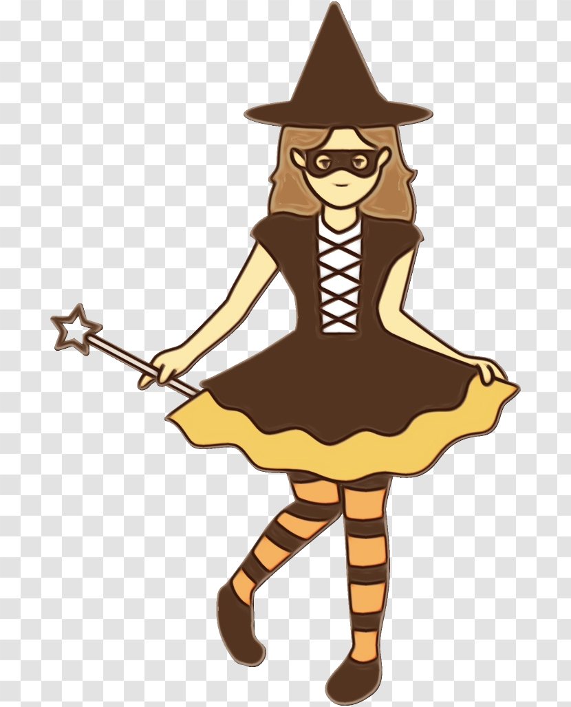 Cartoon Costume - Wet Ink Transparent PNG