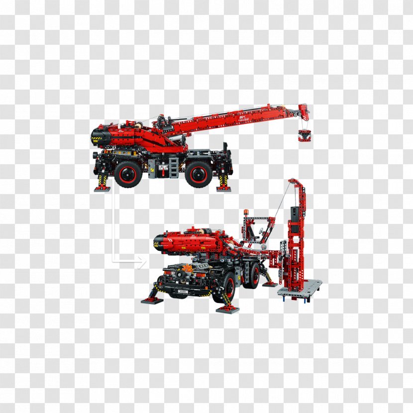 LEGO Technic Rough Terrain Crane 42082 Amazon.com - Lepin Transparent PNG