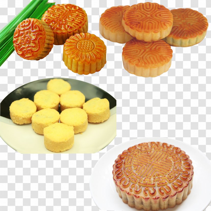 Snow Skin Mooncake Stuffing Mid-Autumn Festival - Moon Cake,Delicious Cake Transparent PNG