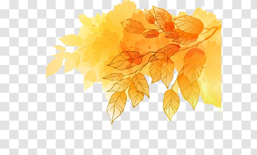 Maple Leaf Autumn Gold - Petal - Golden Leaves Transparent PNG