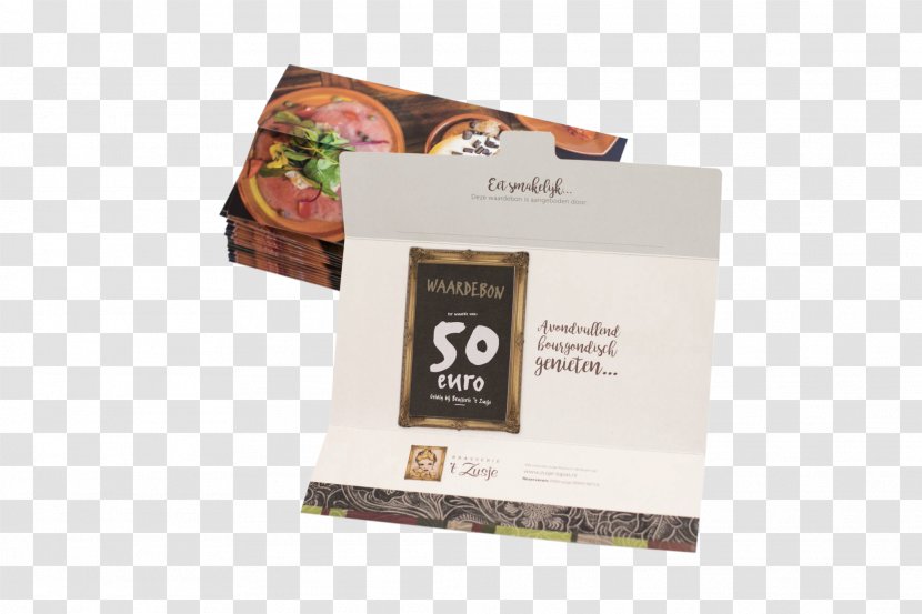 Brasserie 't Zusje Nijmegen Gift Card Tapas Coupon Franchise - Voucher Transparent PNG
