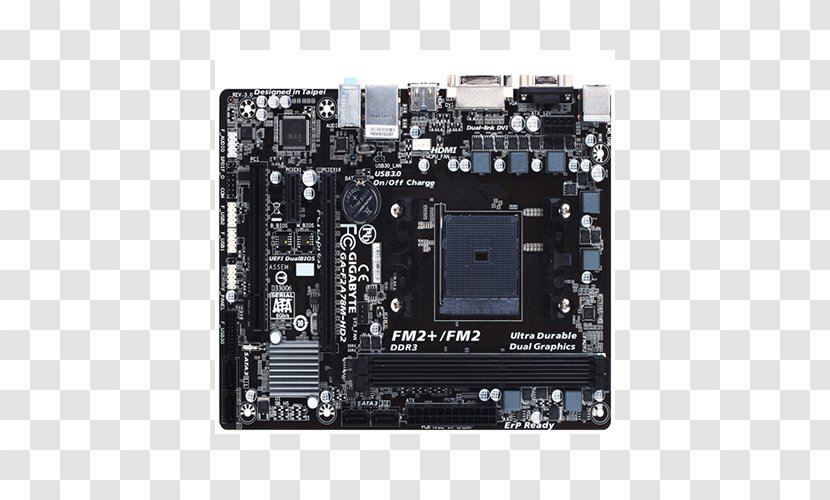 Motherboard Socket FM2+ MSI A68HM Grenade MicroATX - Gigabyte F2a68hmds2 Rev 11 Transparent PNG