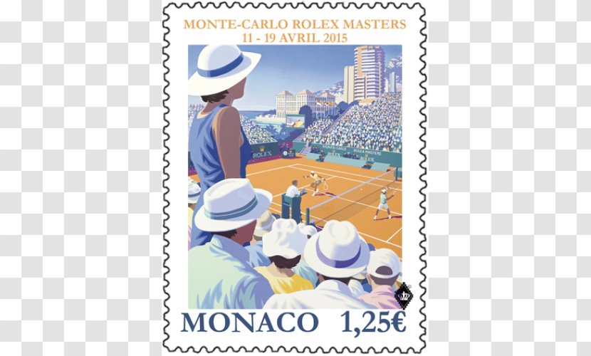 Monte Carlo 2018 Monte-Carlo Masters 2015 Rolex 2017 Postage Stamps - Atp World Tour 1000 - Tennis Transparent PNG