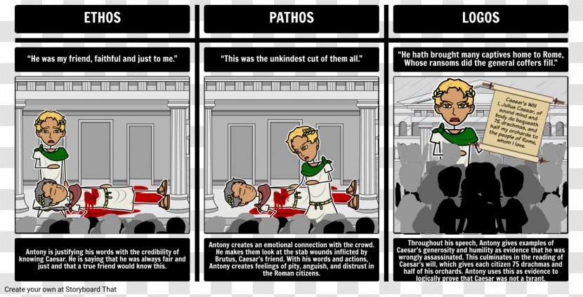 Julius Caesar Rhetoric Modes Of Persuasion Ethos Pathos - Foreign Posters Transparent PNG