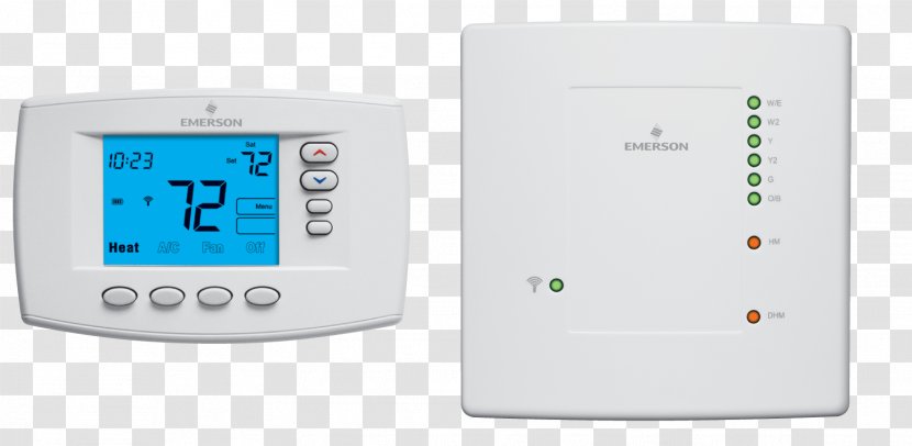 Programmable Thermostat Emerson Electric Smart Heat Pump - Nest Learning - Interface Transparent PNG