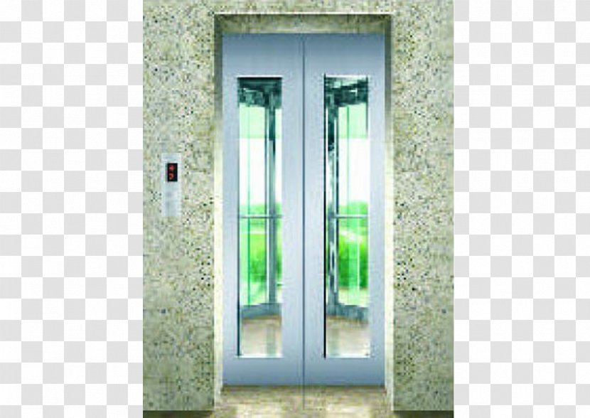 Elevator Building Architectural Engineering Escalator Door - Sliding Glass Transparent PNG