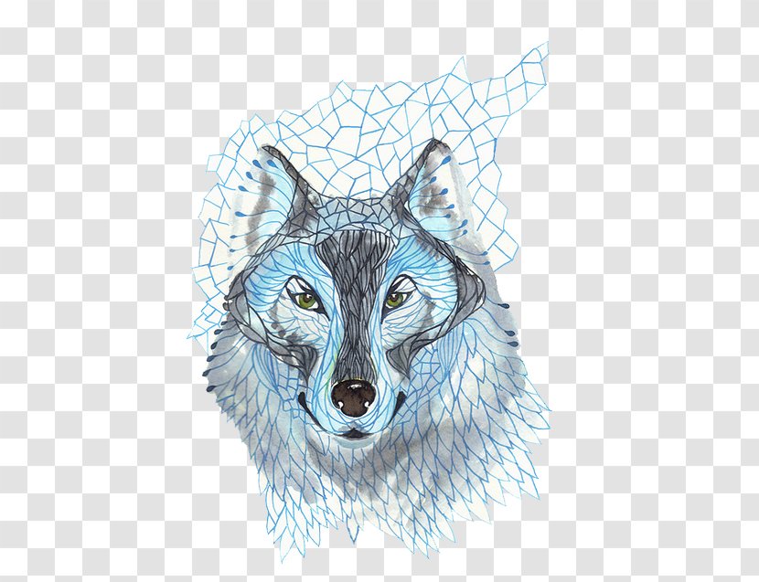 Gray Wolf Thumbnail The And Fox - Dog Like Mammal - Hand-painted Animal Transparent PNG