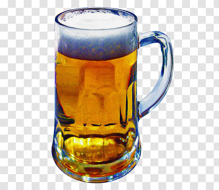 Beer Glass Drink Mug Beer Lager Transparent PNG