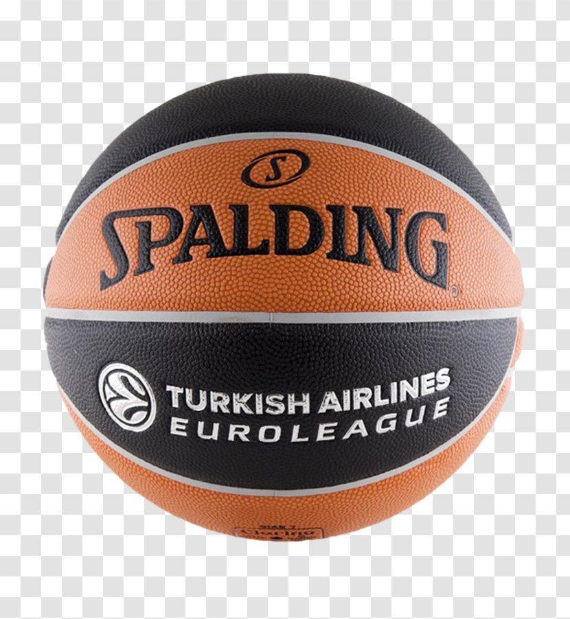 EuroLeague NBA Basketball Spalding - Ball - Nba Transparent PNG