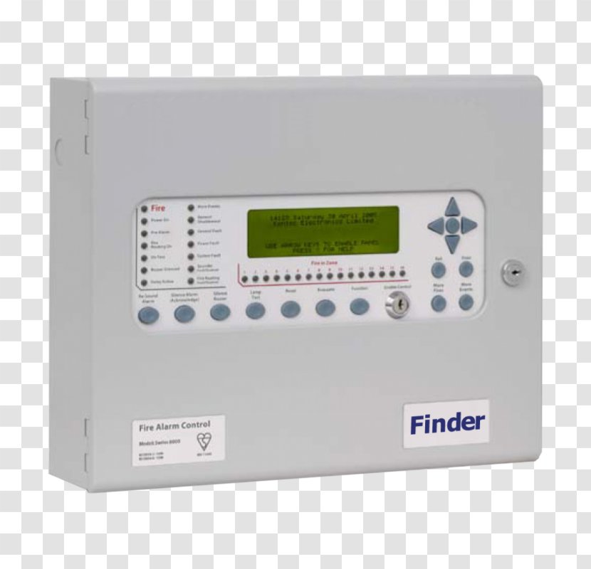 Fire Alarm Control Panel Kentec Electronics Ltd System - Building Transparent PNG